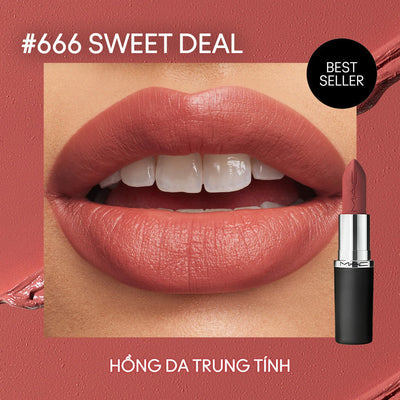 MAC MACXIMAL Silky Matte Lipstick – 666 Sweet Deal