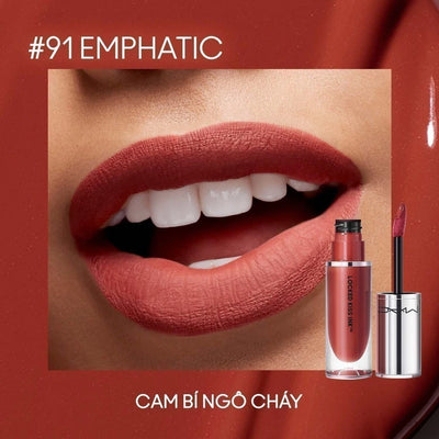 MAC Locked Kiss Ink 24H Lipcolour – 91 Emphatic