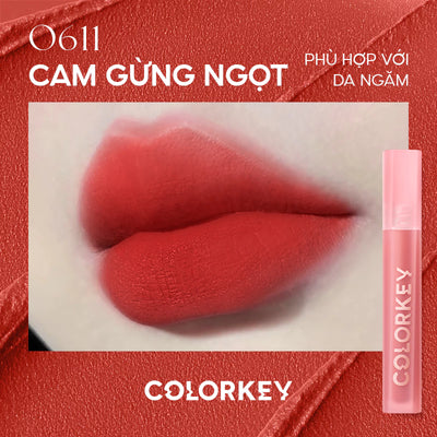 COLORKEY Velvet Matte Creamy Lipstick – O611