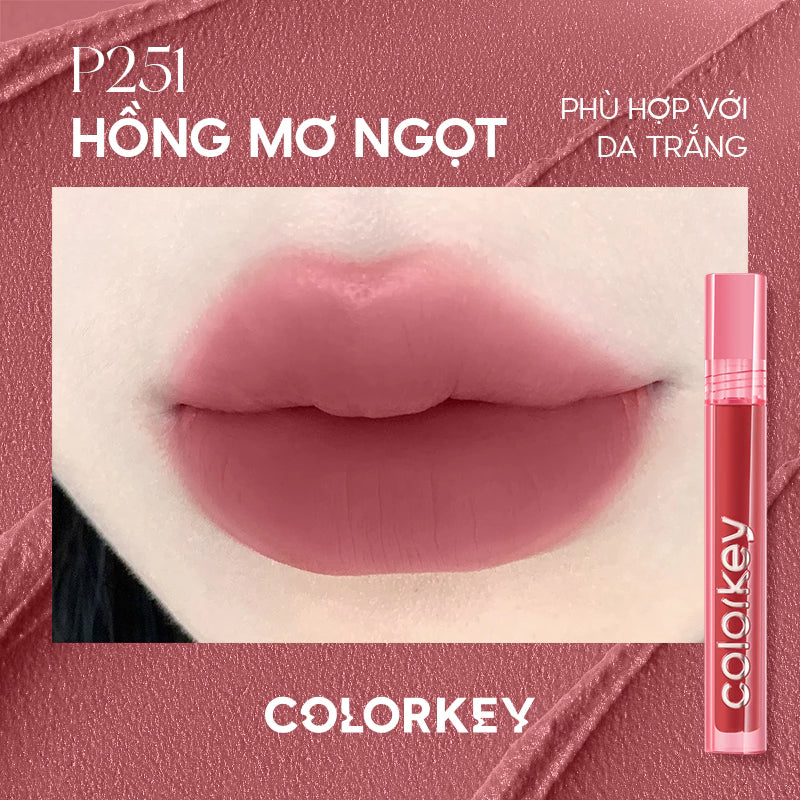 COLORKEY Velvet Matte Creamy Lipstick